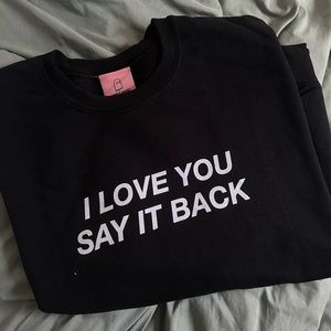 Lonely ghost crew neck sweatshirt